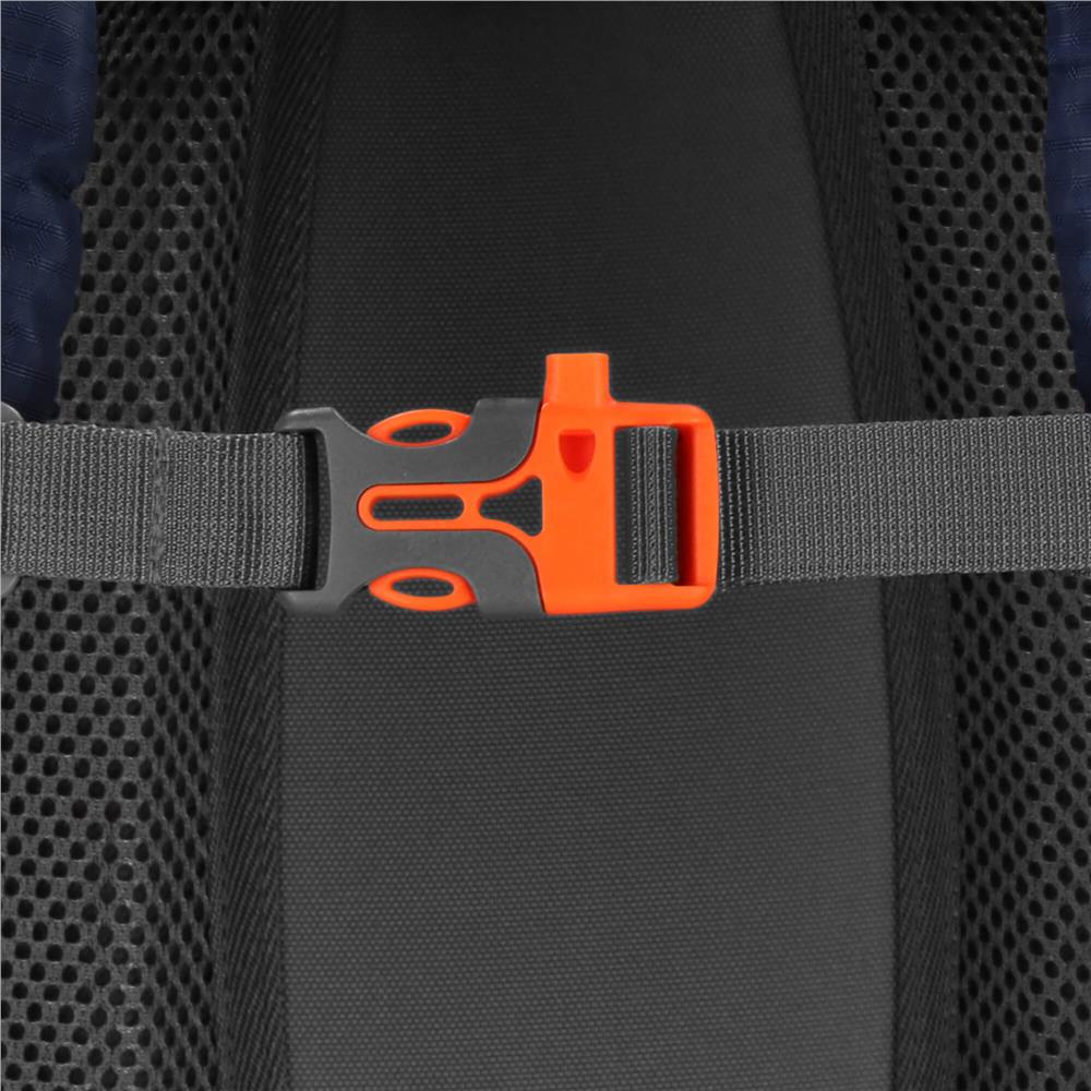 Rucsac tactic militar pentru drumetie, cu husa de ploaie, 60 litri, 25 kg, 70x40x24 cm, gri albastru