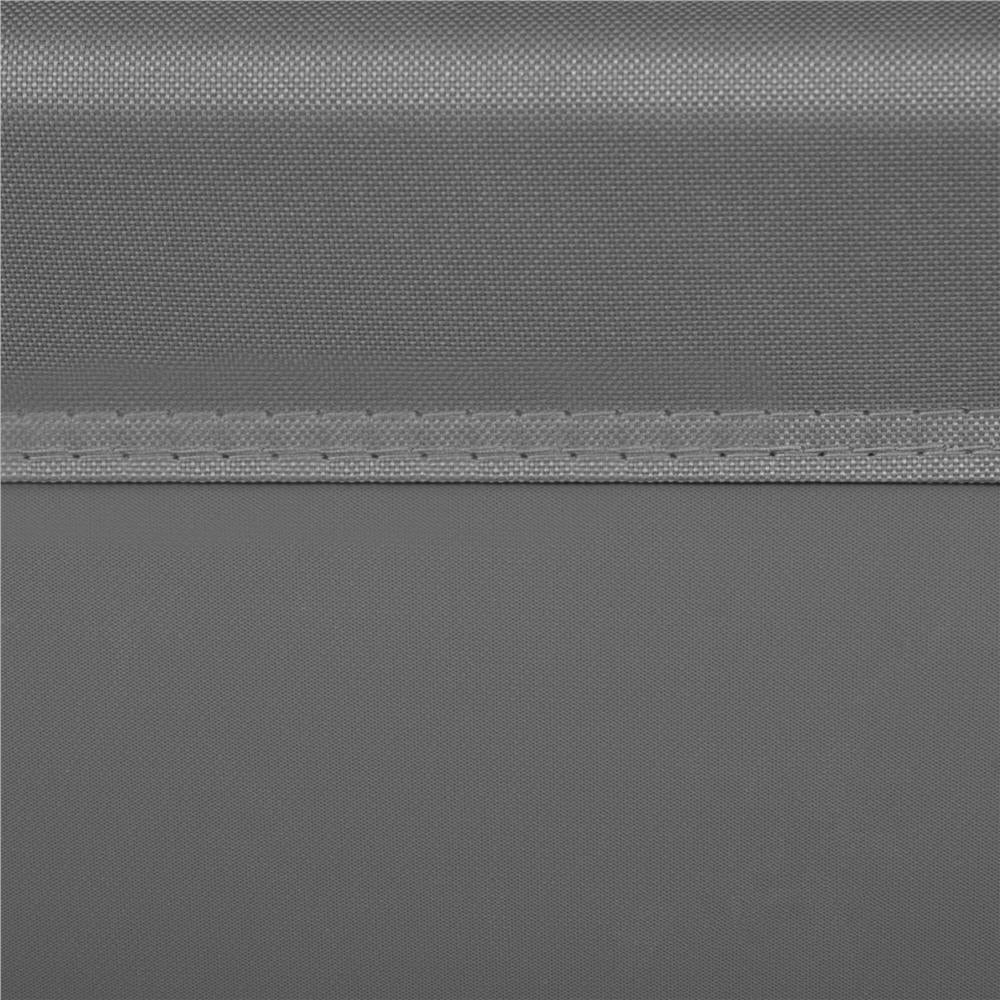 Husa din panza pentru leagan de gradina, sezut si spatar, 110x90cm, gri inchis