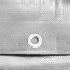 Prelata din polietilena impermeabila laminata, 270g/m2, 2x4m, gri