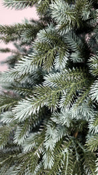 Brad artificial Christmas Deluxe by , Alaska Select verde argintiu, integral 3D, 210 cm