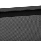 Masa de cafea patrata, noptiera cu cadru otel si polita de depozitare, 45x45x55 cm, maro rustic