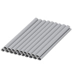 Panou de gard pentru intimitate in gradina, PVC, 35 x 0.19 m, gri