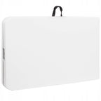 Set masa cu 2 banci pliabile tip valiza pentru gradina, camping, terase, 180x72x75cm