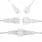 (DL) Instalatie lumina tip perdea cu 92 LED-uri, 2m, pentru interior/exterior, stelute iluminare alba