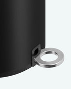 SONGMICS Cos de gunoi pentru baie, cu pedala si soft-close, 3 litri, negru