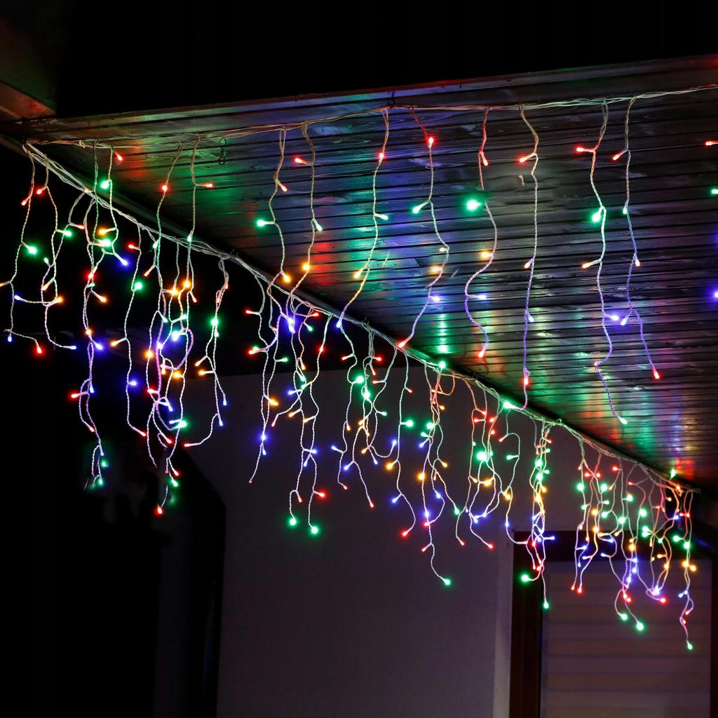 (DL) Ghirlanda luminoasa 500 LED-uri, 20m, pentru interior/exterior, telecomanda, iluminare multicolora