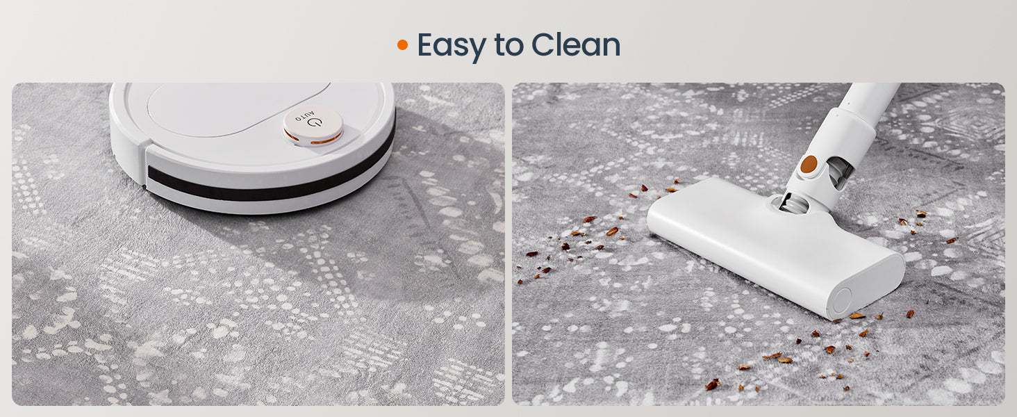 SONGMICS Covor decorativ antiderapant, stil boho, lavabil la masina, 120×170 cm, gri