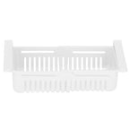 Organizator frigider, model cos extensibil, 16x28.5cm, alb