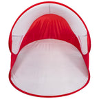 Cort plaja si picnic semi-deschis , protectie UV, 200x120x95cm, rosu