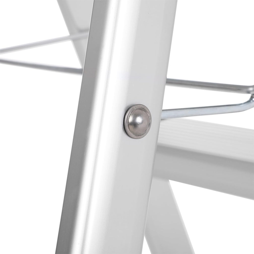 SONGMICS Scara dubla din aluminiu, multifunctionala, sarcina 150kg, cu 3 trepte, 59x44x62cm