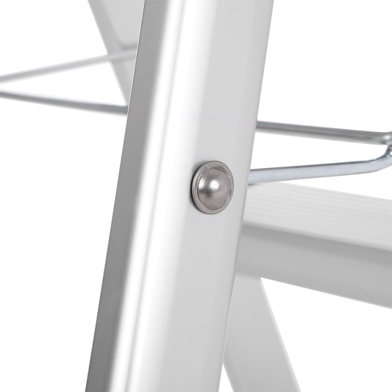 SONGMICS Scara dubla din aluminiu, multifunctionala, sarcina 150kg, cu 3 trepte, 59x44x62cm