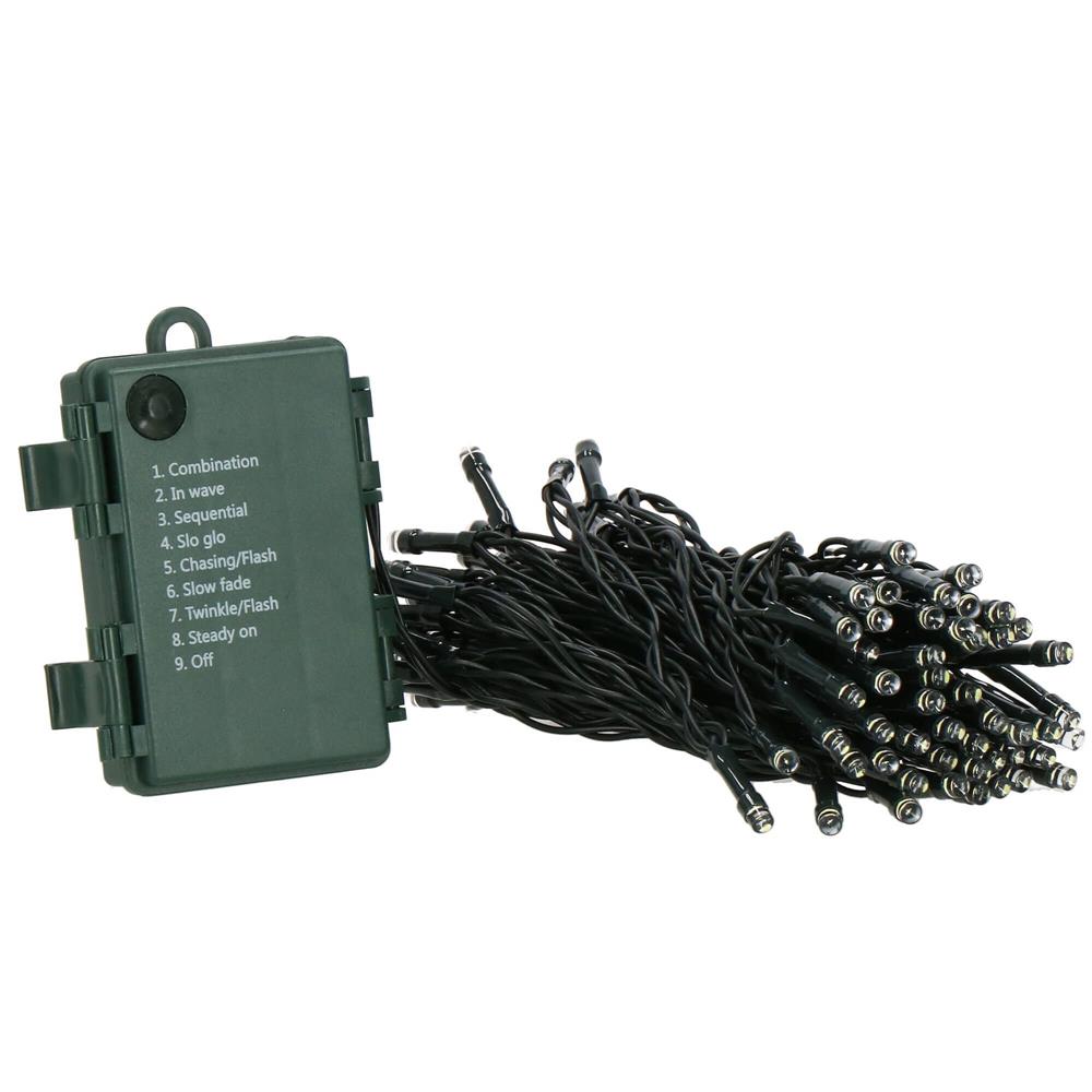 Instalatie lumini de exterior pentru gradina, 5 metri, 50 LED-uri, cu baterii, multicolor