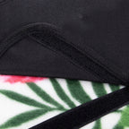 Patura pentru picnic sau plaja, cu folie izolatoare si maner, 200x200cm, floral