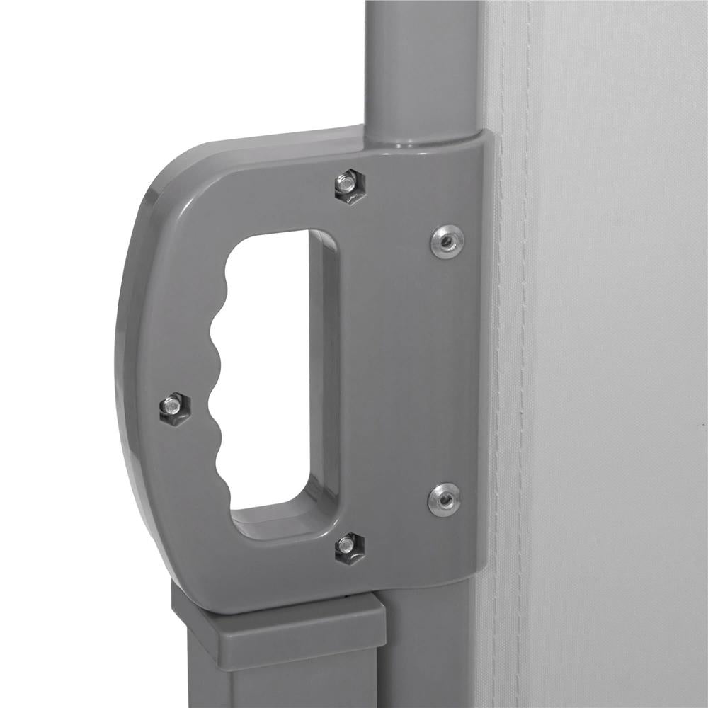 Paravan lateral pentru intimitate, extensibil, sistem fixare inclus, 160x300cm, gri deschis