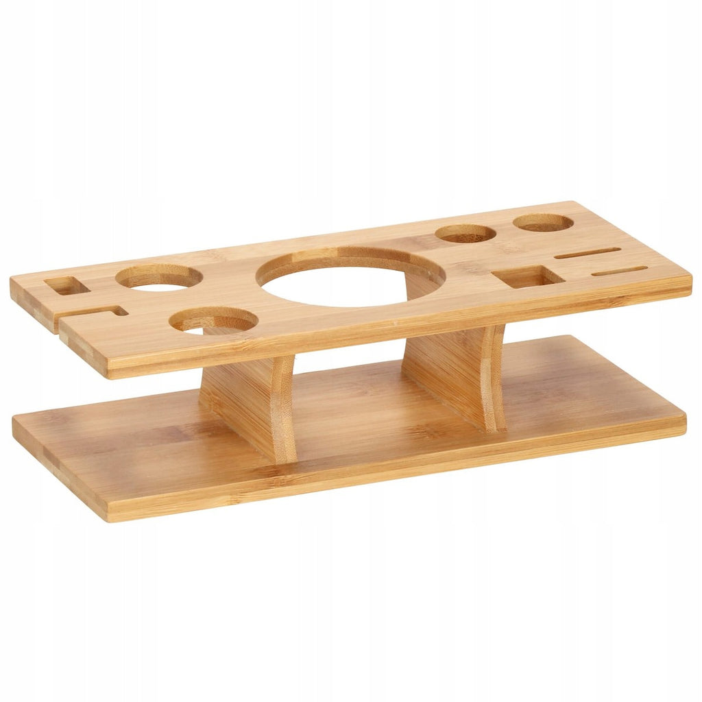 Set Cocktail Shaker Kit pentru barmani 750ml, KI10, suport bambus, 12 piese