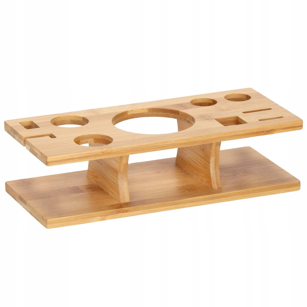 Set Cocktail Shaker Kit pentru barmani 750ml, KI10, suport bambus, 12 piese