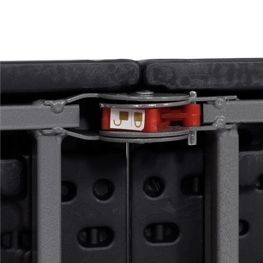 Masa dreptunghiulara pliabila multifunctionala, 180x75x75cm, neagra