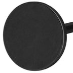 Suport hartie igienica tip tija, 52cm, negru mat