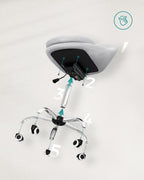 SONGMICS Scaun de birou ergonomic, inaltime reglabila, 60x60x(80-90) cm, gri