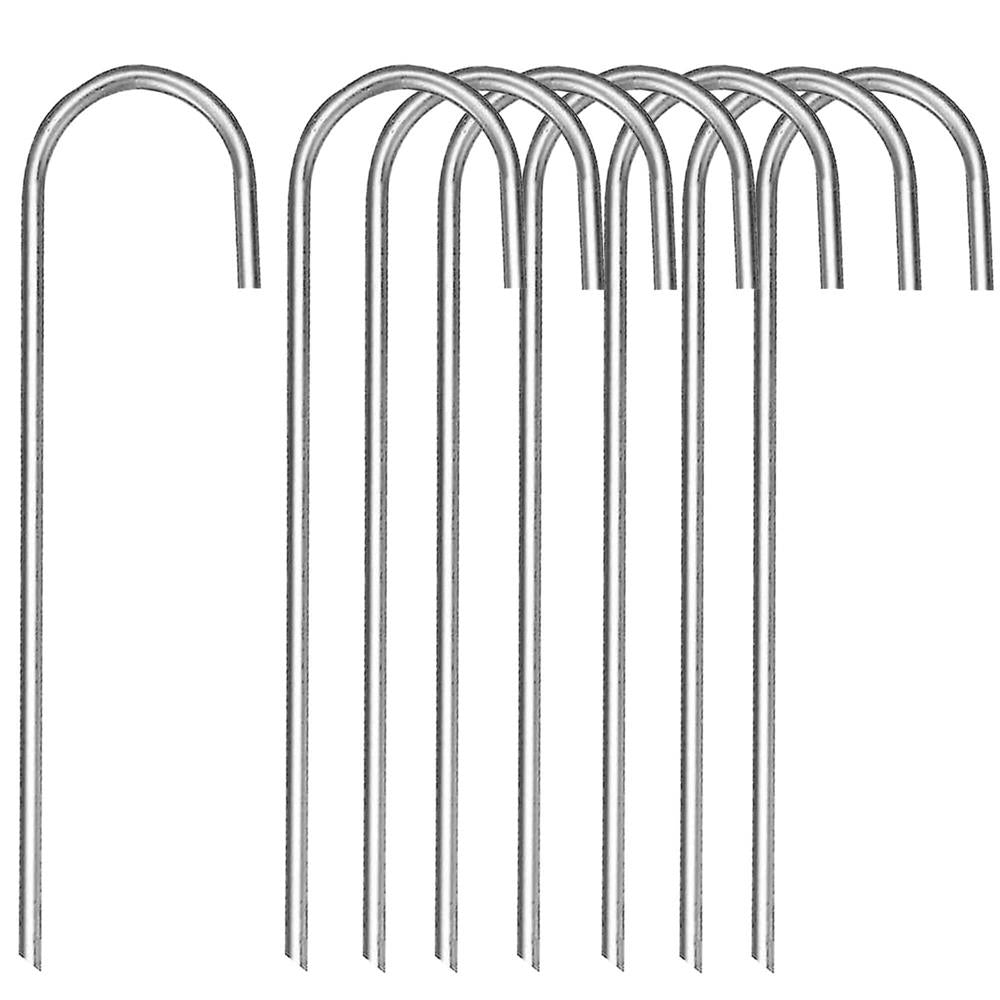 Set 2 porti de fotbal metalice, 122x183cm, profil 25mm, cu elemente de fixare