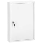 Cutie metalica din otel pentru 64 chei, echipata, 45x30x8cm, alba