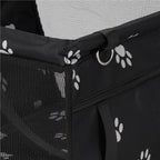 Geanta auto de transport animale de companie, caini si pisci, negru, 40x43x30cm