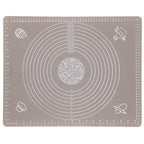 Plansa din silicon alimentar de framantat aluat, rezistenta la temperaturi ridicate, 50x40cm, gri