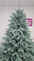 Brad artificial Christmas Deluxe by , Laponia Select argintiu, integral 3D, 230cm