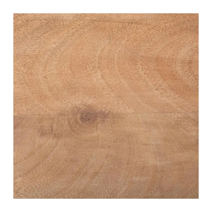 Masuta cafea rotunda Atmosphera Gypsy din lemn masiv de manguier, 51x34 cm, maro