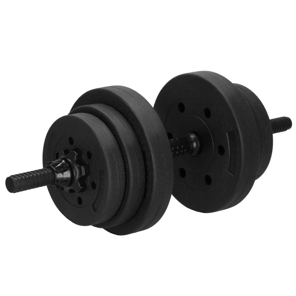 Set de greutati multifunctionale transformabil in gantere, kettlebell, haltera, total 29 kg