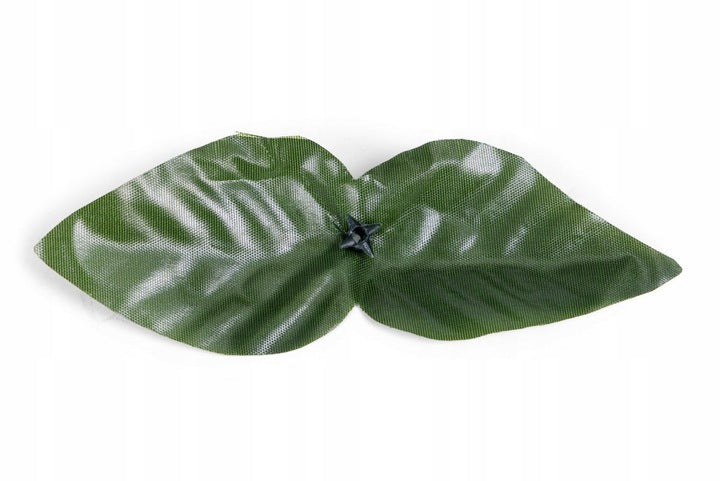 Gard artificial decorativ 50x300 cm, frunze ornamentale, protectie UV si intemperii, plastic PVC, verde inchis