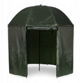 Umbrela pescuit 200x220 cm, inchidere completa cu perete detasabil, reglabil, otel si Oxford impermeabil, verde