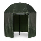 Umbrela pescuit 200x220 cm, inchidere completa cu perete detasabil, reglabil, otel si Oxford impermeabil, verde