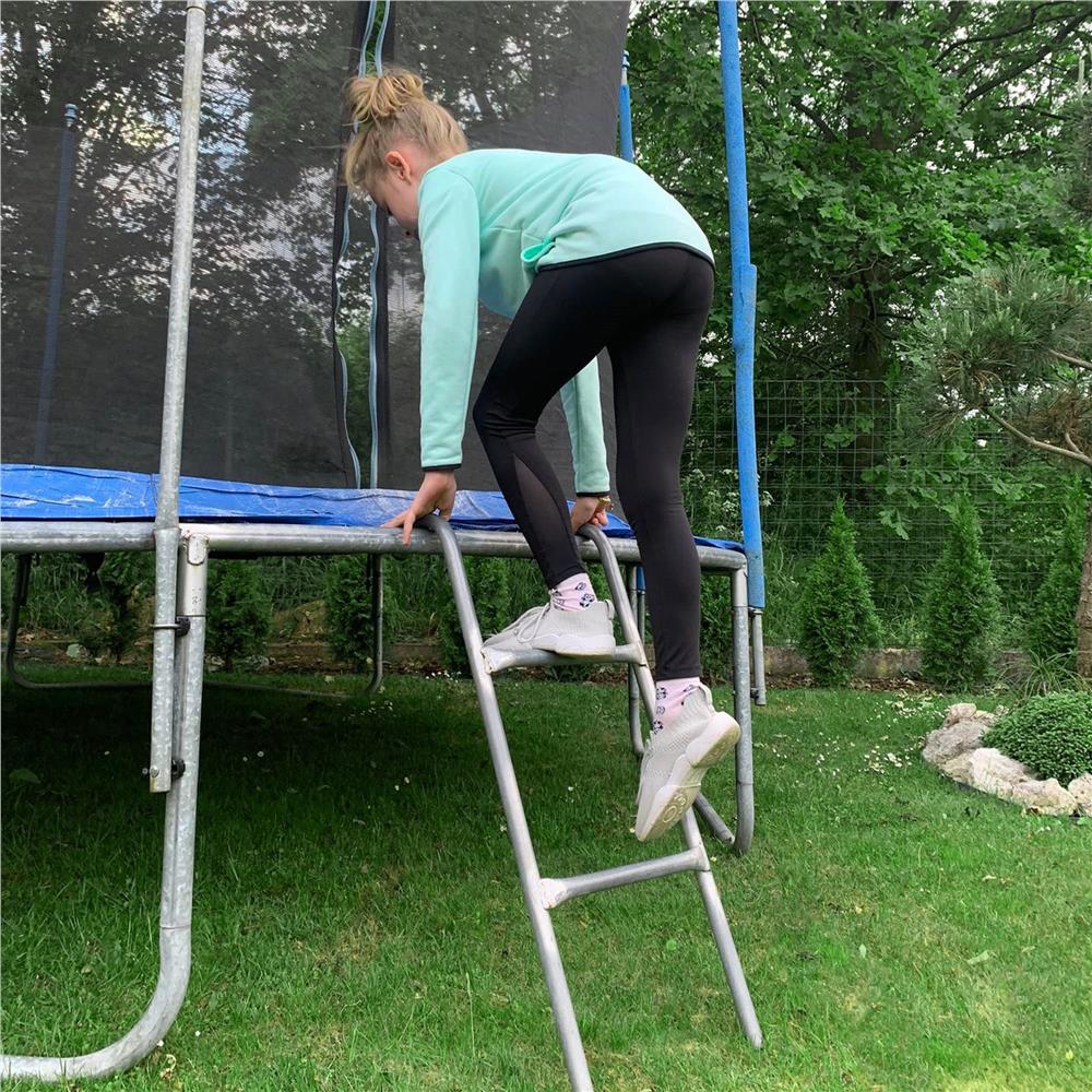 Scara universala din otel pentru trambuline, 2 trepte, 90cm