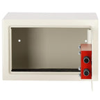 Seif standard cu cheie, 200x310x200 mm, Otel, Bej