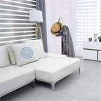 Cuier tip pom metalic , 12 agatatoare, 177cm, alb