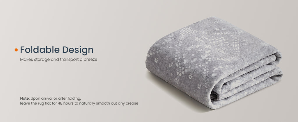 SONGMICS Covor decorativ antiderapant, stil boho, lavabil la masina, 120×170 cm, gri