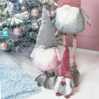 Set globuri de Craciun, 30 bucati, 3 modele, 3cm, roz