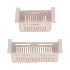 Organizator frigider, model cos extensibil, 16x28.5cm, crem