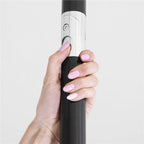 Umbrela terasa gradina, cu manivela si inclinare, diametru 300cm, Gri deschis