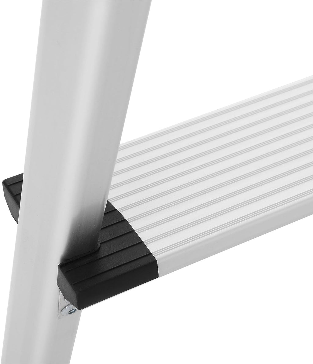 SONGMICS Scara dubla din aluminiu, multifunctionala, sarcina 150kg, cu 3 trepte, 59x44x62cm