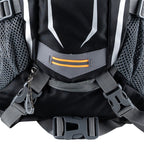 Rucsac de drumetie, gri cu elemente reflectorizante, 18litri, 45x30x15cm