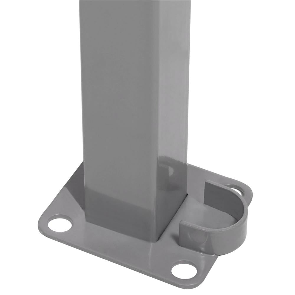 Paravan lateral pentru intimitate, extensibil, sistem fixare inclus, 160x300cm, gri deschis