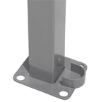 Paravan lateral pentru intimitate, extensibil, sistem fixare inclus, 160x300cm, gri deschis