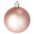 Set globuri si decoratiuni de Craciun, 101 piese, diverse dimensiuni, roz auriu