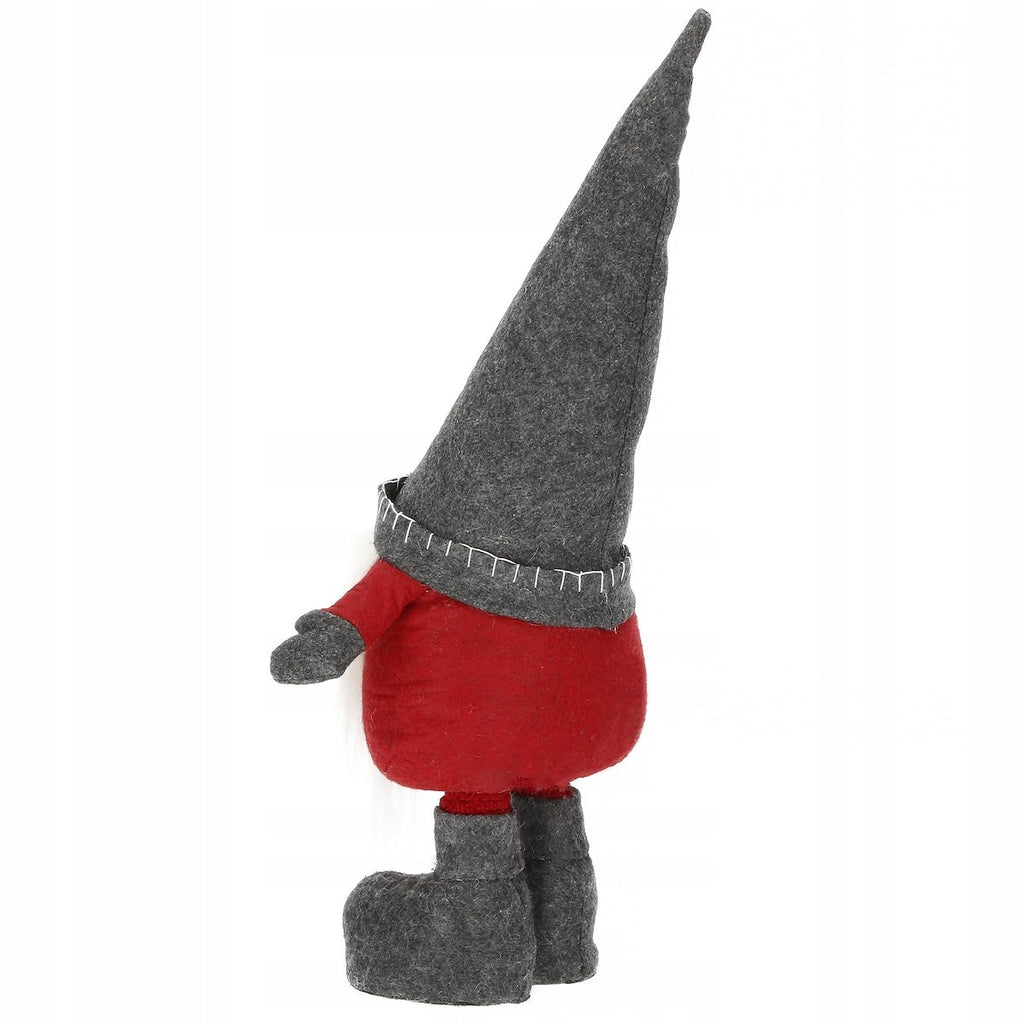 Figurina Craciun, Spiridus, picioare telescopice, inaltime extensibila 52-67cm