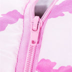 Sac iarna pentru carucior model universal, 80x45cm, roz