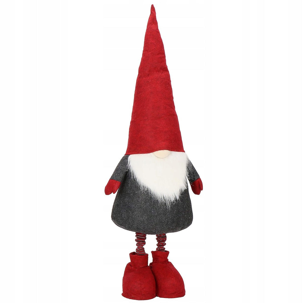 (DL) Figurina Craciun, Spiridus, picioare telescopice, inaltime extensibila 60-90cm