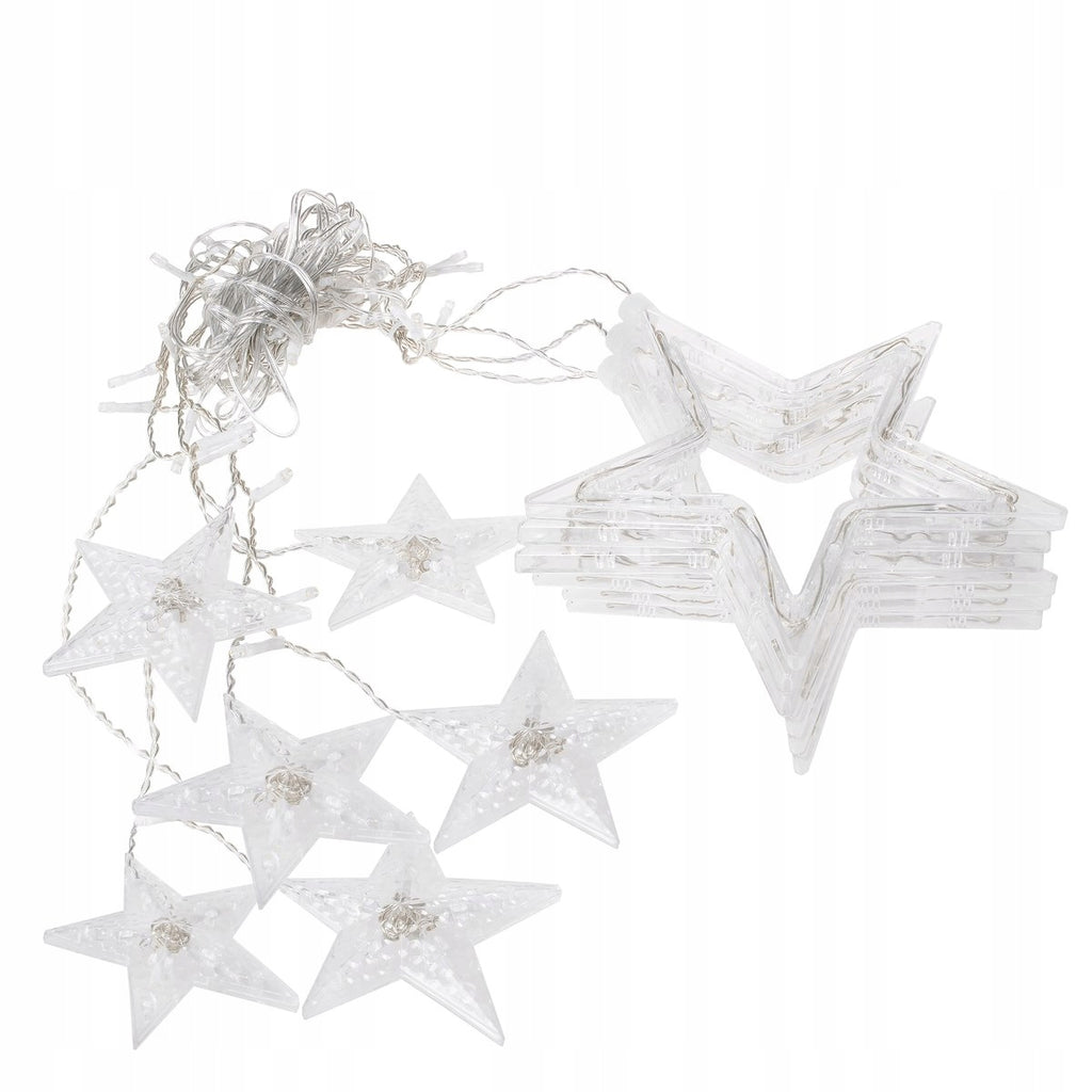 (DL) Instalatie lumina tip perdea cu 138 LED-uri, 2m, pentru interior/exterior, iluminare alb rece