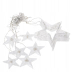 (DL) Instalatie lumina tip perdea cu 138 LED-uri, 2m, pentru interior/exterior, iluminare alb rece